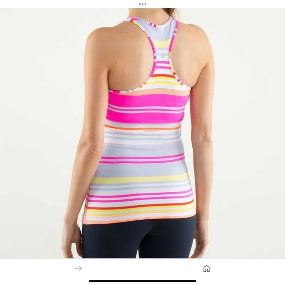 Lululemon top. Sise M ,color red and yellow